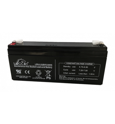 Batterie LEOCH DJW6-12 6V 12Ah Acide scellé de Plomb - Ce Produit est Un  Article d'origine de la Marque LEOCH®
