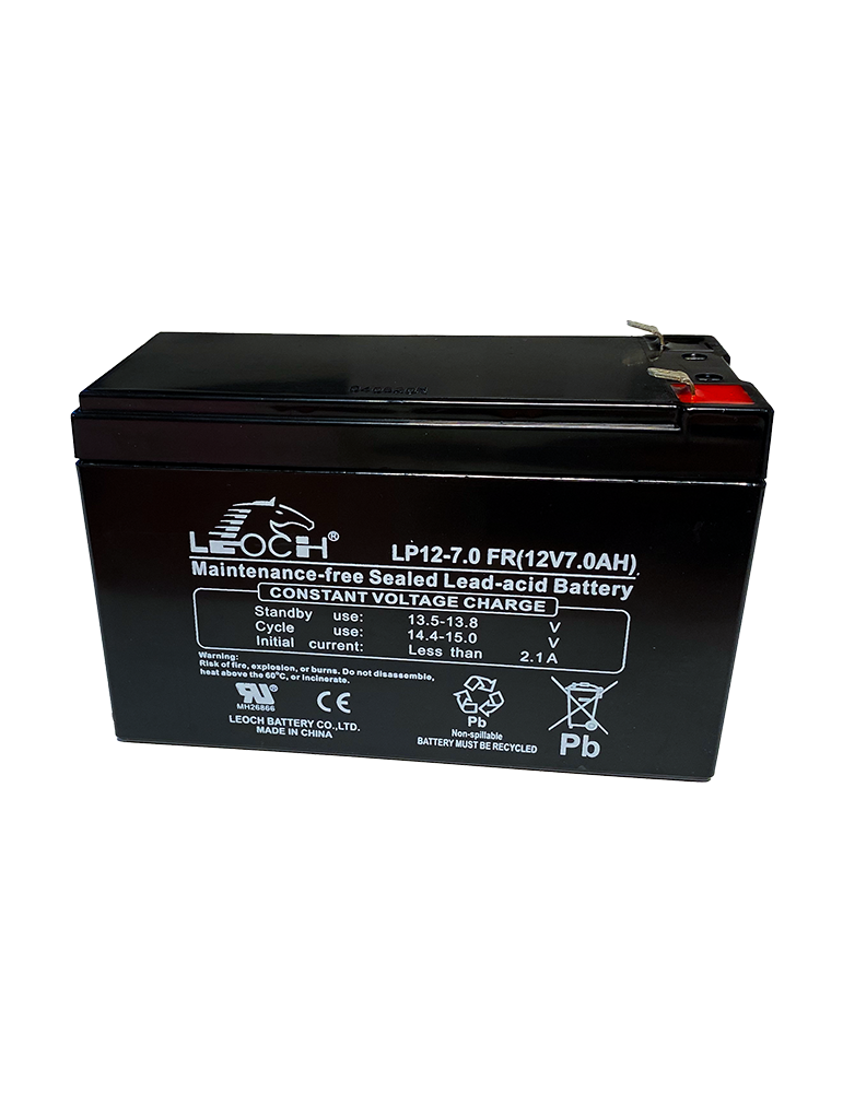 Batterie Leoch LP12 7 0 12V 7Ah FR Plomb tanche AGM UL94 V0 DJW12 7 0