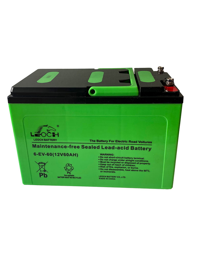 Batterie Leoch 6-EVF-60 DZM 6-EV-60 12V 60Ah Véhicule électrique  rechargeable au Plomb étanche