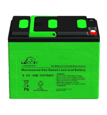 Batterie Leoch 6-EVF-45 DZM EV 12V 45Ah Véhicule électrique