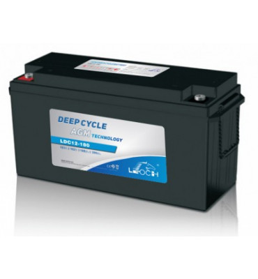 LDC12-180 12V 183Ah EV12180 Leoch batterie plomb carbone