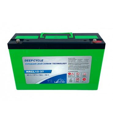 Batterie Leoch HRCL1260 12V 68Ah 55Ah C3 Plomb Carbone 6-CNJF-55