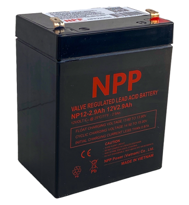 Batterie NP0.8-12 12V 0.8Ah Avec Connecteur - Pour Appareils Médicaux (ECG, Etc.)